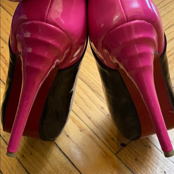 Black and Pink open toe Size 41 - Picture 5 of 7